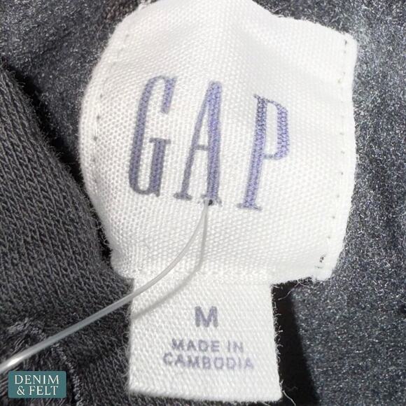 Gap Relaxed Logo Hoodie Black Moonless Night Pullover Sweatshirt S & M NEW/NWT!! - Picture 8 of 11